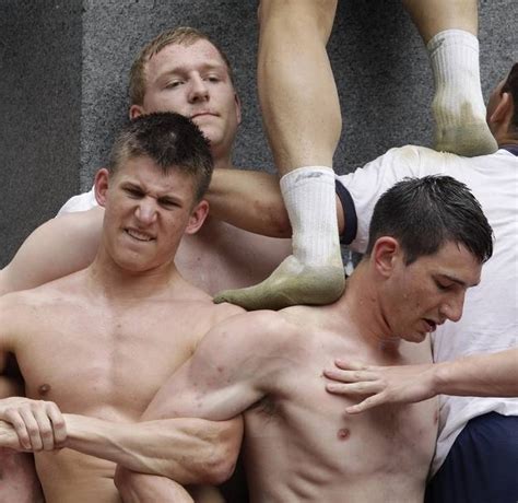 the ultimate collection of hot shirtless navy guys climbing a monument covered in lard 15 pics