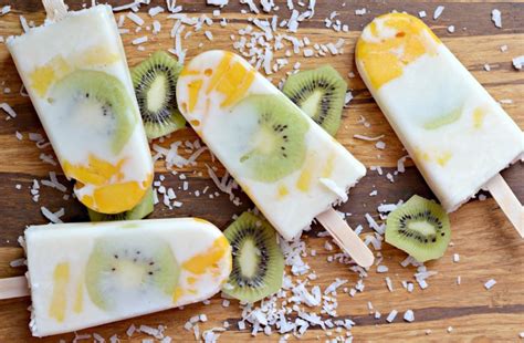 Tropical Frozen Yogurt Bars Recipe Perfect For Summer