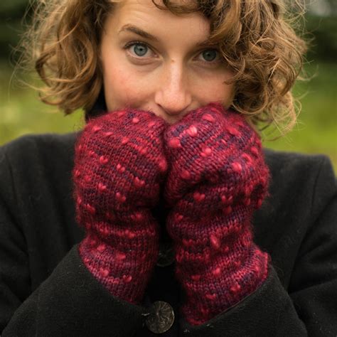 Restocked Fleece Artist Woollen Thrum Mitten Kits Knit O Matic Yarns