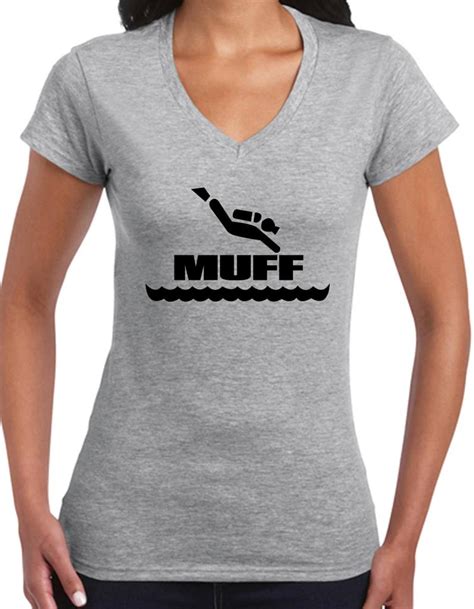 muff diver funny t shirts men s women s scuba lesbian singlets new top size tee ebay