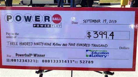 400 Million Winning Powerball Ticket Sold In South Carolina