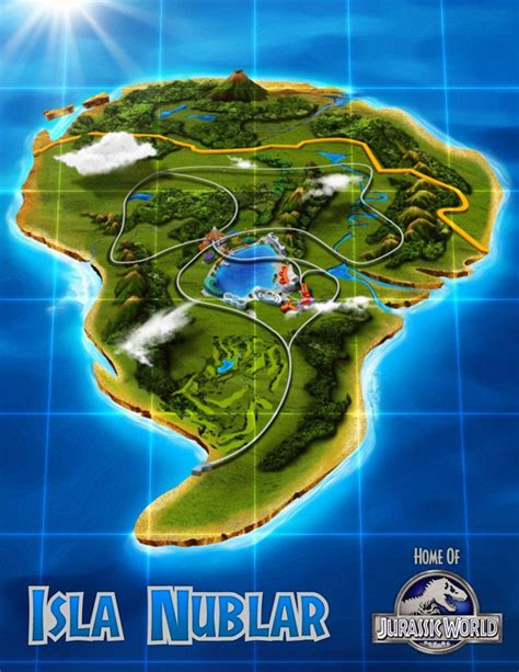 High Resolution Isla Nublar Map By Teslarex Jurassic Park Jurassic Park Series Jurassic World