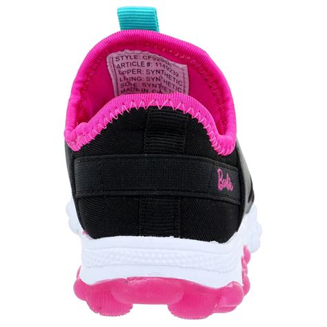 Barbie Infant Girls Light Up Shoes Black Big W