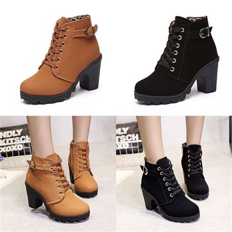 Korean Boots Women Shoes Ankle Fashion Heels Korean Boots For Girls 888 Shopee Philippines