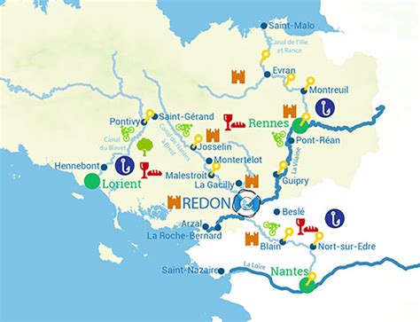 France Passion Plaisance Cruise Routes For Brittany