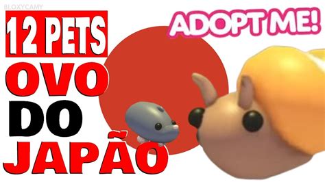 🍙nova AtualizaÇÃo Adopt Me 🥚 12 Pets Do Ovo Do JapÃo Adopt Me Roblox