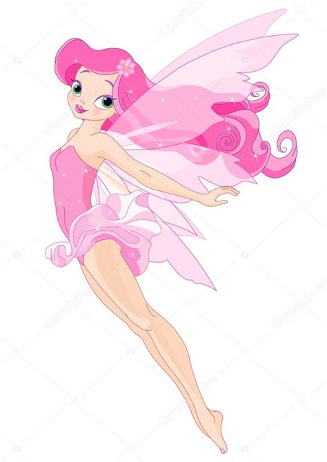 Pictures Pink Fairy Pink Fairy — Stock Vector © Dazdraperma 43412627