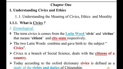 Civics Chapter One By Afaan Oromoo Youtube