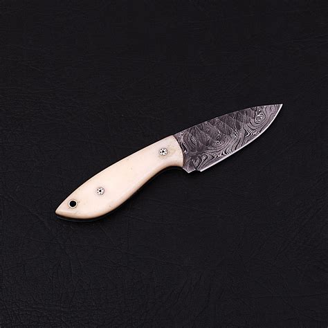 Damascus Skinner Knife Hk0326 Black Forge Knives Touch Of Modern
