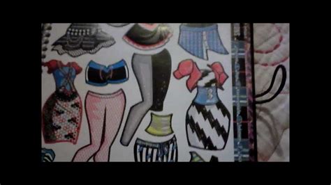 Monster High Review Fashion Sticker Stylist Youtube