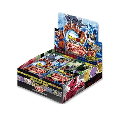 Get 2 packs of expansion set tournament pack free with purchase!! Dragon Ball Super CG: Universal Onslaught Booster Box B09 | Board Game | Zatu Games UK