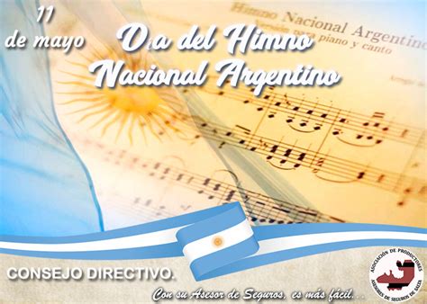 11 De Mayo Día Del Himno Nacional Argentino Apass Asociación