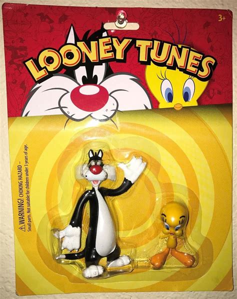 Looney Tunes Bendable Figures Sylvester And Tweety Christmas T