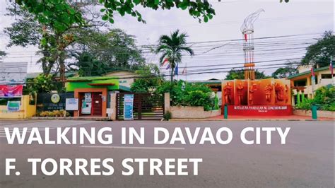 Walking In Davao City F Torres Street Youtube