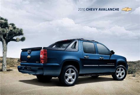 Gm 2010 Chevrolet Avalanche Sales Brochure