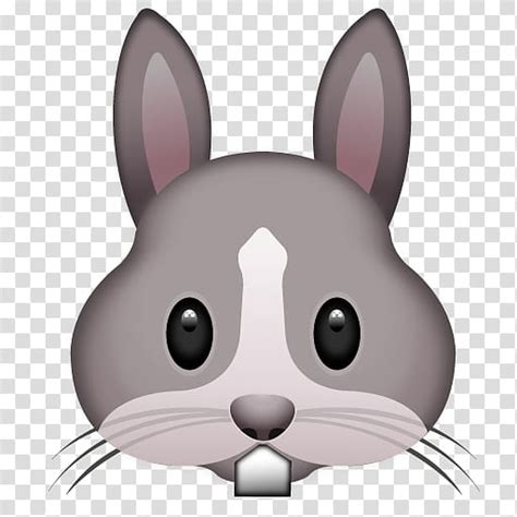 Easter Bunny Emoji Emoticon Sticker Smiley Rabbit Emojistickers