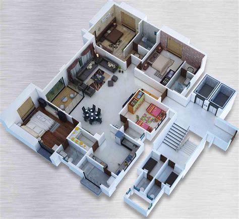 3000 Sq Ft 4 Bhk 4t Apartment For Sale In Gokul Platinum Vesu Surat