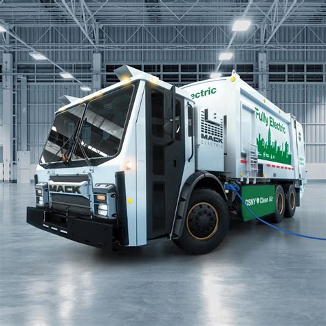 mack debuts electric powered waste truck truck news