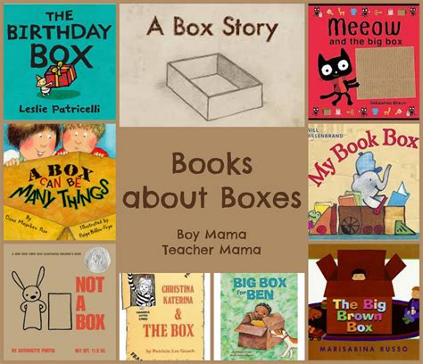 Book Mama: Books about Boxes - Boy Mama Teacher Mama