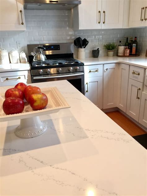 Countertop Is Quartz Tranquility By Hanstone Kitchen Remodel