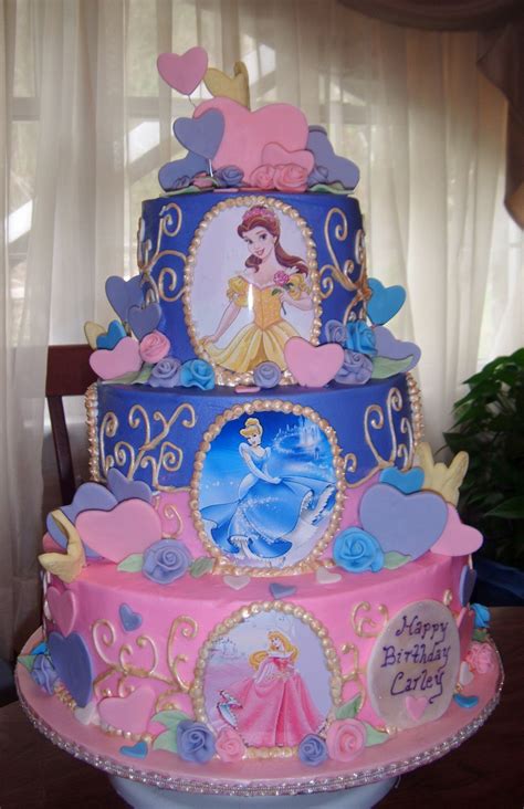 Childrens Birthday Cakes Disney Princesses Cake Ok Who Can Make