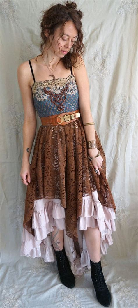 Traveler Dress Boho Bohemian Whimsical Gypsy Vintage
