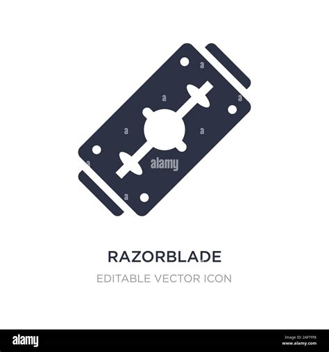 Razorblade Icon On White Background Simple Element Illustration From