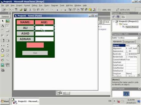 The utility won't settle outsider controls or controls not typically introduced by microsoft visual basic 6.0. Microsoft Visual Basic 6.0 - Tutorials (Urdu) - Part 10 ...