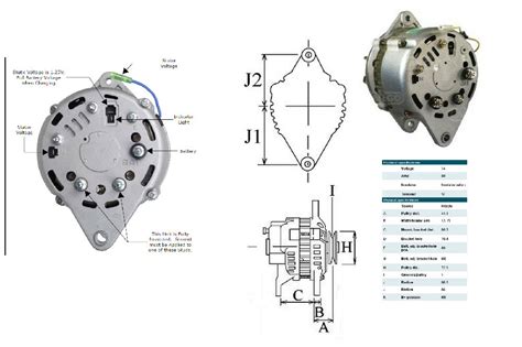 Click here for information about the manufacturer. NEW 80 AMP ALTERNATOR FOR YANMAR MARINE - NEW ALTERNATOR FOR HITACHI