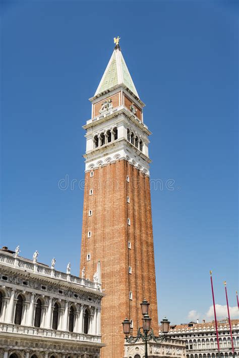 San Marco Campanile Bell Tower In Venice Stock Photo Image Of Famous
