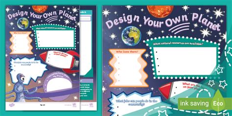 Design Your Own Planet Teacher Made