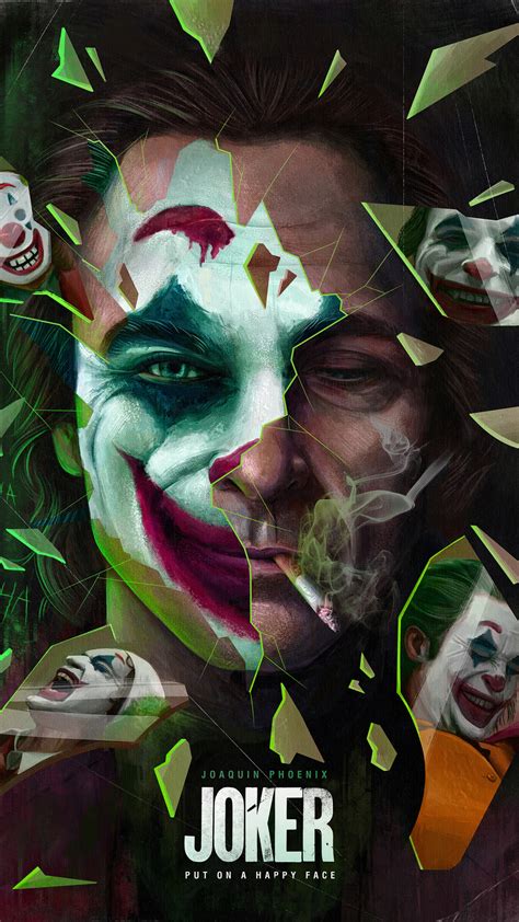 1080x1920 Joker Smoker Artwork 4k Iphone 76s6 Plus Pixel Xl One Plus 33t5 Hd 4k Wallpapers