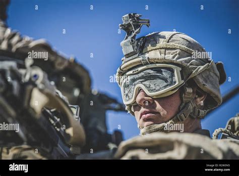 Lance Cpl Grayson Oblender A Rifleman With Light Armored