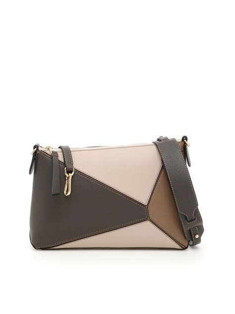 The bags are priced at around the same tier as saint laurent, celine, givenchy, etc., but i would dare say that the make is a bit better. Loewe Mini Puzzle Bag In Dark Taupe Multitonemarrone ...