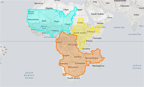 The True Size Of An Interactive Map That Accurately C