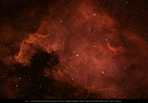 Ngc 7000 North America Nebula Cygnus Wall Molecular Cloud L935
