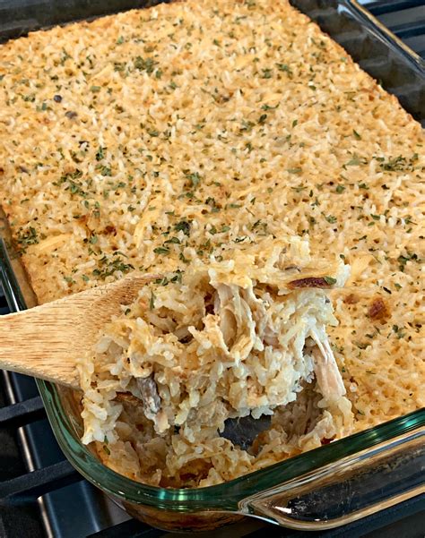 Best Ever Chicken And Rice Casserole The Cookin Chicks
