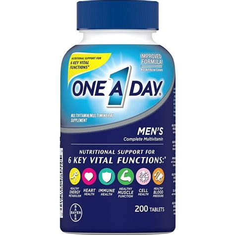 One A Day Mens Multivitamin Supplement With Vitamin A Vitamin C