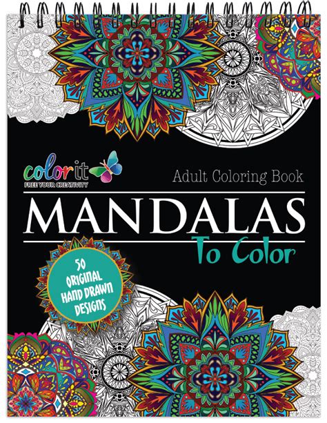 Colorit Mandalas To Color Volume I Coloring Book For Adults By Terbit