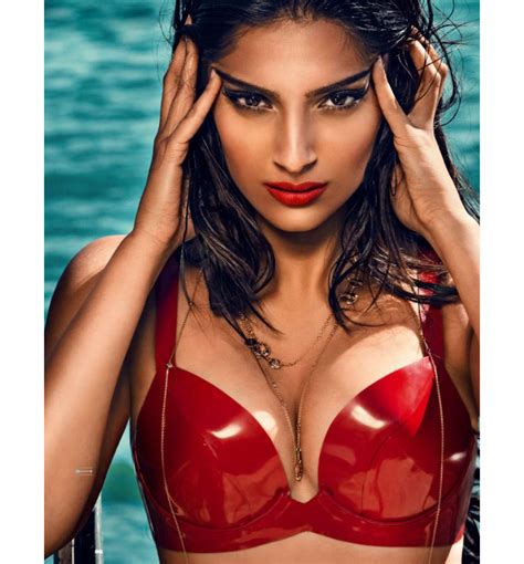 Sonam Kapoor For Gq Red Bikini Download4u