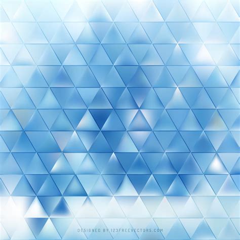 Blue Background Triangle Design