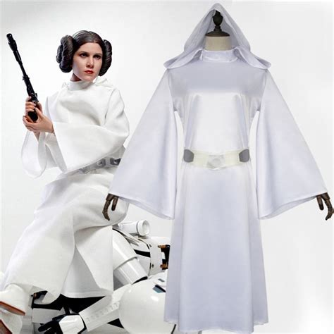 Star Wars Costume Princess Leia Cosplay Costume Women Soldier Uniform