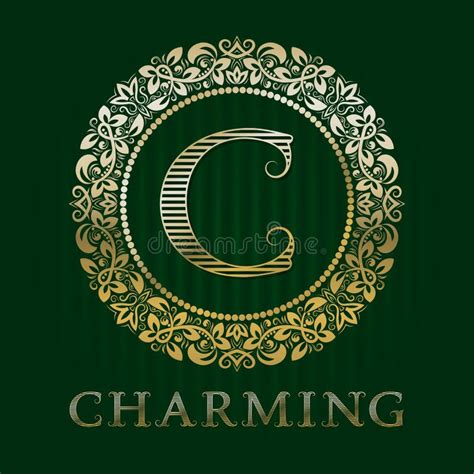 Charming Logo Design Initial B Leaf Stock Vector Illustration Of