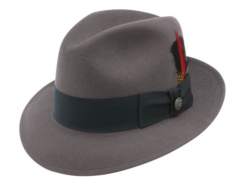 Stetson Frederick Wool Felt Fedora Wool Fedora Stetson Fedora