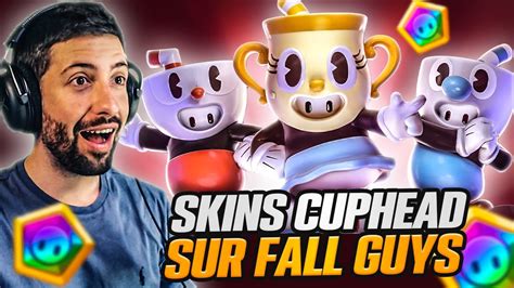 Nouveaux Skins Cuphead Sur Fall Guys Youtube