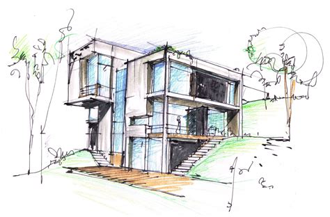 Galería De Casa U Materia 24 Bocetos Arquitectónicos Dibujos De
