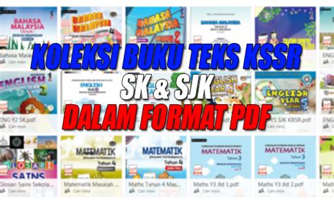 Rancangan pengajaran harian kssr pk tahun 5. Koleksi Buku Teks KSSR (Softcopy) Untuk SJK dan SJK ...