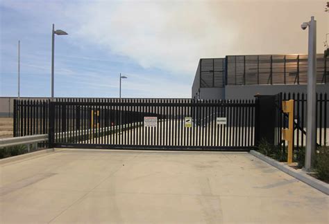 Heavy Industrial Sliding Gate With Automation Ezi Security