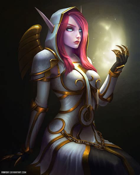 Night Elf Wow Art Artist Fan Foxy World Of Warcraft Waifu Clan