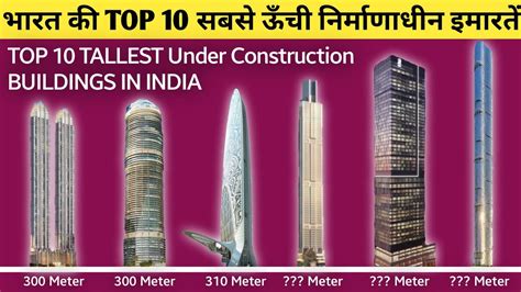 Top 10 Tallest Under Construction Skyscrapers In India भारत की Top 10